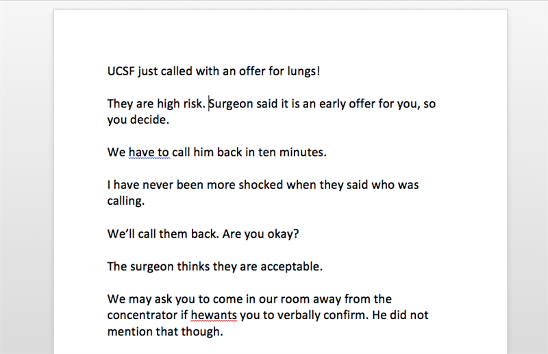 UCSF Just Called Email